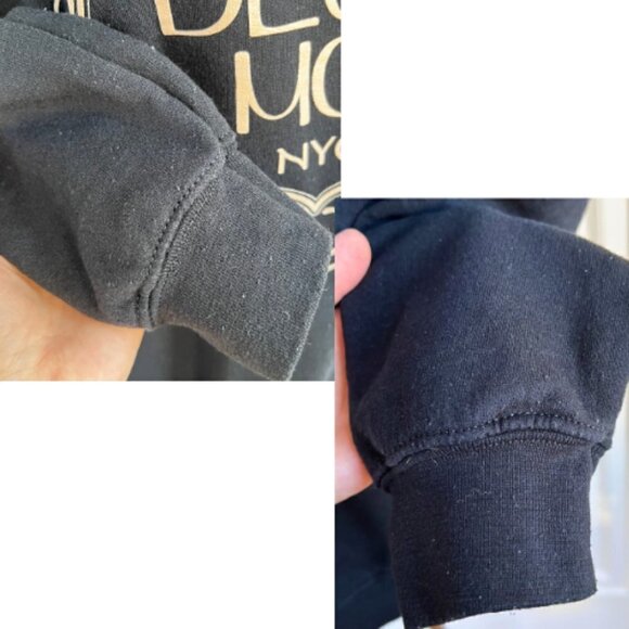 DEUX MOI Black Sweatshirt Size S - Picture 14 of 16